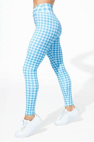 EleVen by Venus Williams + We Stand Proud Legging In Bonnie Blue Gingham