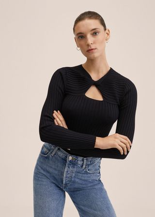 Mango + Knot Ribbed Jersey