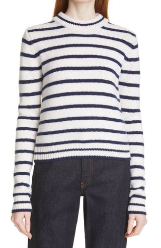 La Ligne + Stripe Cashmere Sweater