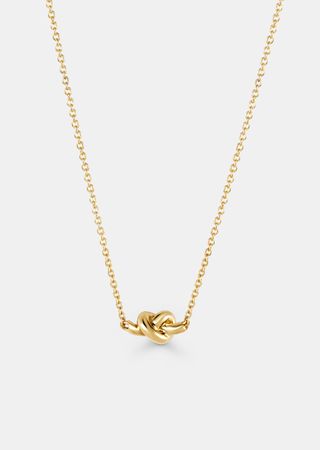 Vashi + 18k Yellow Gold Knot Necklace