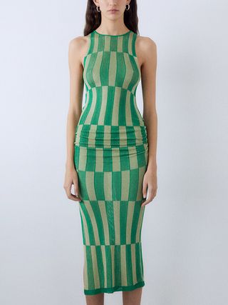 Gimaguas + Green Montego Chess Dress