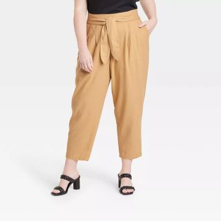 Who What Wear x Target + Mid-Rise Relaxed Fit Tapered Pants
