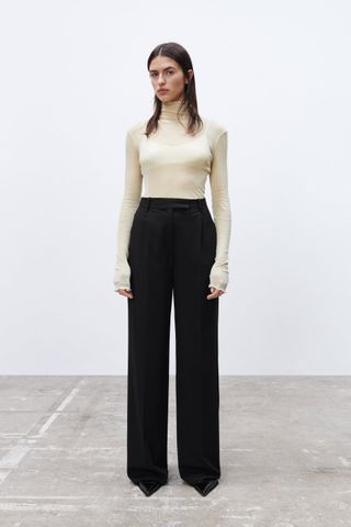 Zara + Masculine Trousers