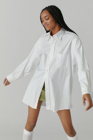 Urban Renewal + Vintage Solid Oversized Men’s Button-Down Shirt