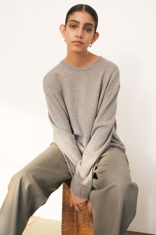 H&M + Fine-Knit Cashmere Sweater