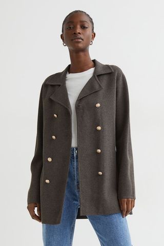H&M + Double-Breasted Cardigan
