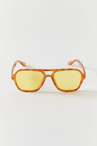 Urban Outfitters + Patrizia Plastic Aviator Sunglasses