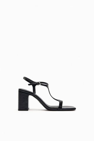 Zara + Block Heel Sandals