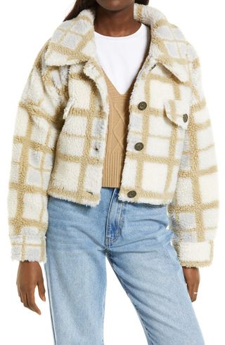 Vigoss + Plaid High Pile Fleece Jacket