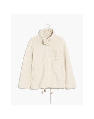 Madewell + (Re)Sourced Sherpa Zip Jacket