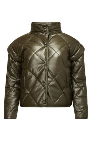 Apparis + Liliane Faux Leather Quilted Jacket
