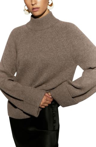 Reformation + Garett Oversized Turtleneck Cashmere Sweater
