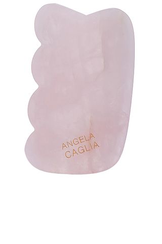 Angela Caglia Skincare + Rose Quartz Gua Sha Lifting Tool
