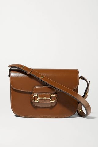 Gucci + Horsebit 1955 Leather Shoulder Bag
