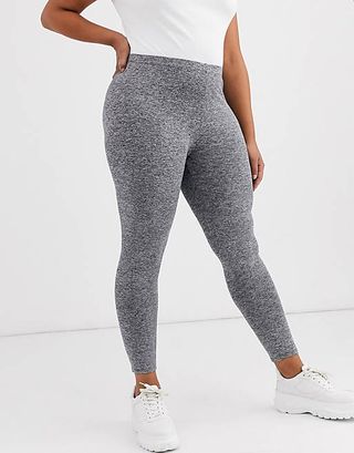 ASOS + Curve Legging in Grey Marl