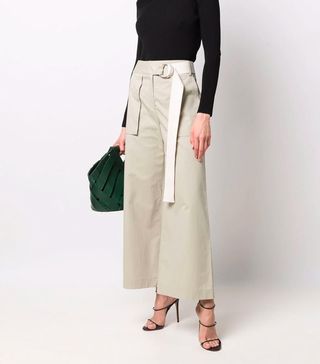 Eudon Choi + Belted Cropped Trousers