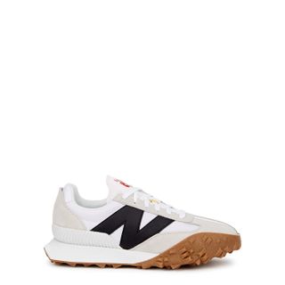 New Balance + XC-72 White Panelled Sneakers