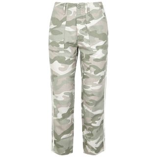 Mother + Shaker Camouflage Cotton-Blend Trousers