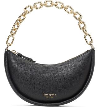 Kate Spade New York + Small Smile Pebbled Leather Crossbody Bag