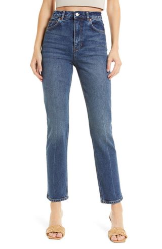 Reformation + Liza High Waist Straight Leg Jeans