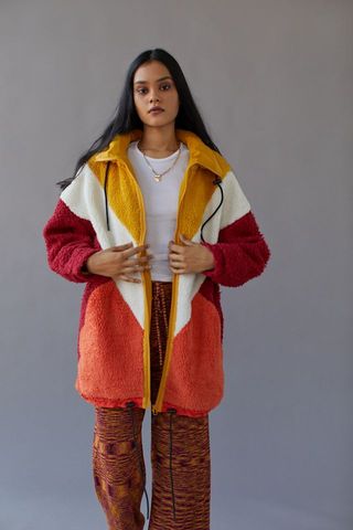 Urban Outfitters + Colorblock Powder Parka