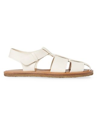 The Row + Fisherman Leather Caged Sandals