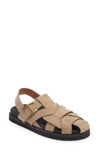 Tod's + T-Logo Fisherman Sandal