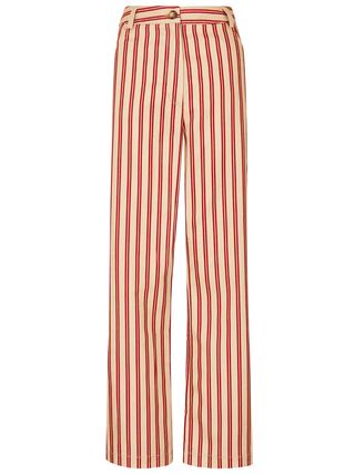 Kitri Studio + Daniella Striped Canvas Trousers