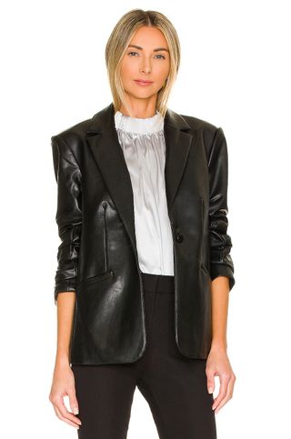 Cinq à Sept + Faux Leather Kylie Jacket