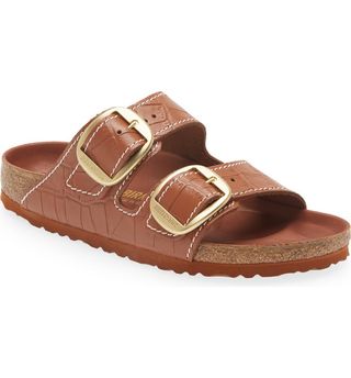 Birkenstock + + Staud Arizona Big Buckle Slide Sandals