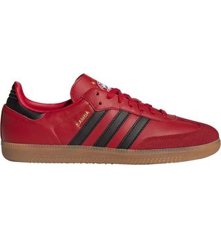 Adidas + Red Bayern Munich Team Samba Shoes