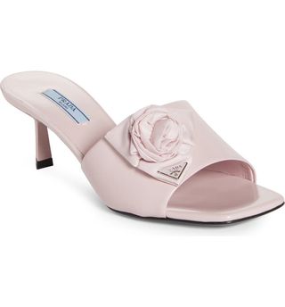 Prada + Rose Slide Sandals