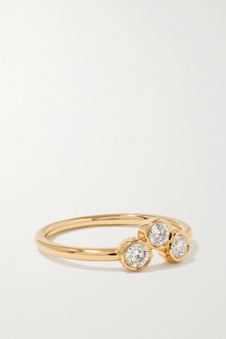 Viltier + Clique 18-Karat Gold Diamond Ring