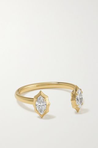 Jade Trau + Maverick 18-Karat Gold Diamond Ring