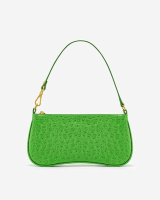 JW Pei + Grass Green Ostrich Eva Shoulder Bag