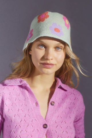 Urban Outfitters + Mimi Knit Bucket Hat