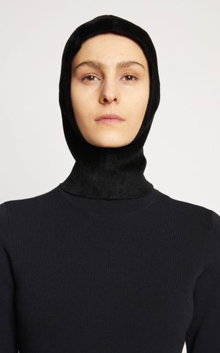 Proenza Schouler + Compact Velvet Knit Hood