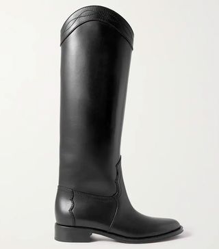 Saint Laurent + Kate Leather Knee Boots
