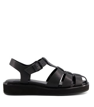 Dune London + Loch Caged Leather Sandals