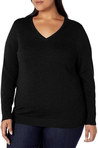Amazon Essentials + Lightweight V-Neck Sweater