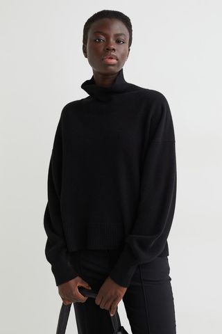 H&M + Cashmere Turtleneck Sweater