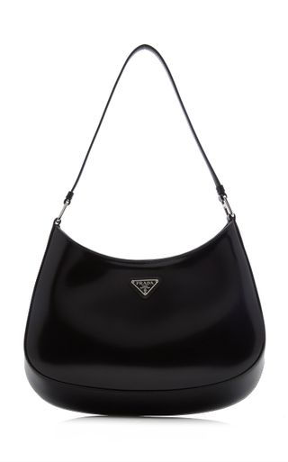 Prada + Cleo Small Leather Shoulder Bag