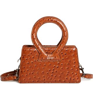 Luar + Mini Ana Ostrich Leather Bag