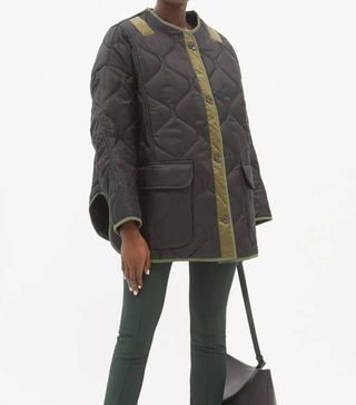 Frankie Shop + Teddy Oversized Quilted Shell Coat