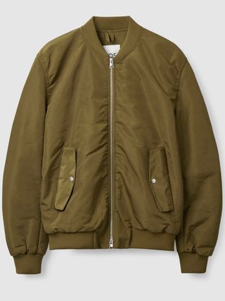 Cos + Relaxed-Fit Bomber Jacket