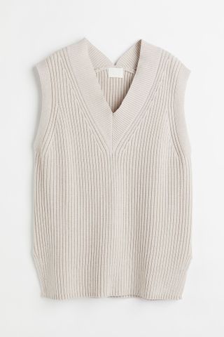 H&M + Knitted Sweater Vest