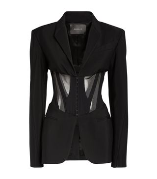 Mugler + Corset Blazer