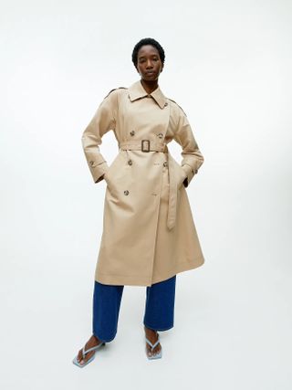 Arket + Linen Cotton Trenchcoat