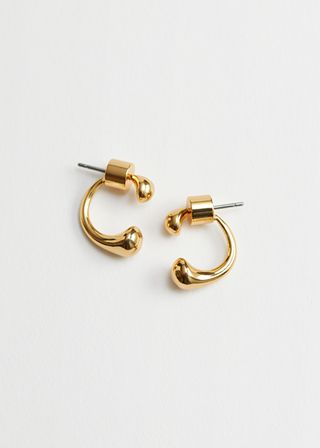 & Other Stories + Circular Barbell Stud Earrings