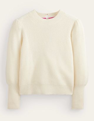 Boden + Key Hole Cashmere Jumper